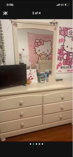 Large dresser with mirror