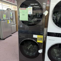 WashTower, LG New Open Box 27” Ventless Dryer And 5.0 Cu.ft Washer