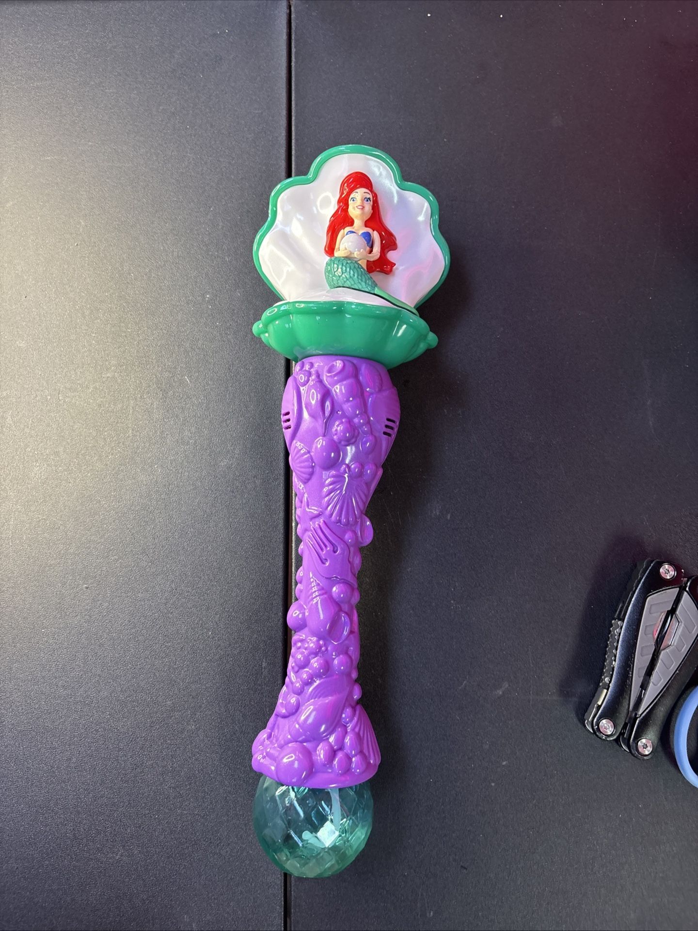 Disney Parks The Little Mermaid Princess Ariel Light Up Musical Bubble Wand