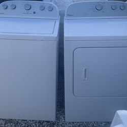Whirlpool Washer And Dryer Set White Working Perfectly Fine Kenmore 