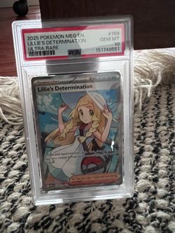 Pokemon Mega Evolution # 169 Lillie’s Determination Ultra Rare PSA 10 GEM MINT