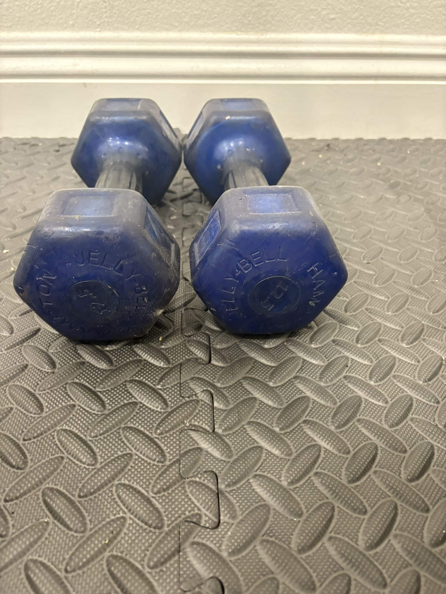 Hampton Jellybell dumbbells - 12.5 Lbs Each