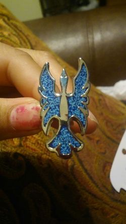 Stainless steal bird ring