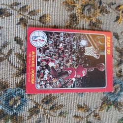 !!wow!! Original 1985 Star MICHEAL JORDAN SLAM DUNK CONTEST!! 5 OF 10