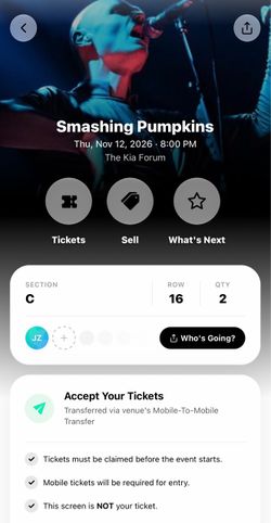 Smashing Pumpkins Tickets