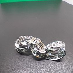 Vintage Coro Rhinestone Brooch