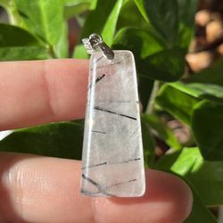 925 silver Rutile Crystal Pendant 