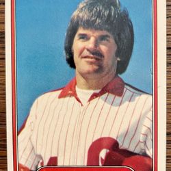 1982 Fleer Pete Rose # 256