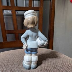 Lladro Porcelain Soccer Player