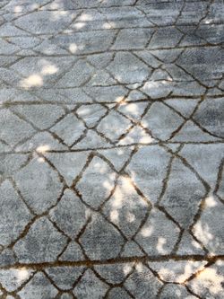 Elle Decor Moroccan Trellis Plush Area Rug Gray & Gold