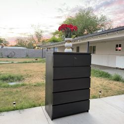 IKEA Black Dresser 