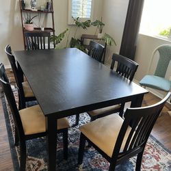 Table and chairs
