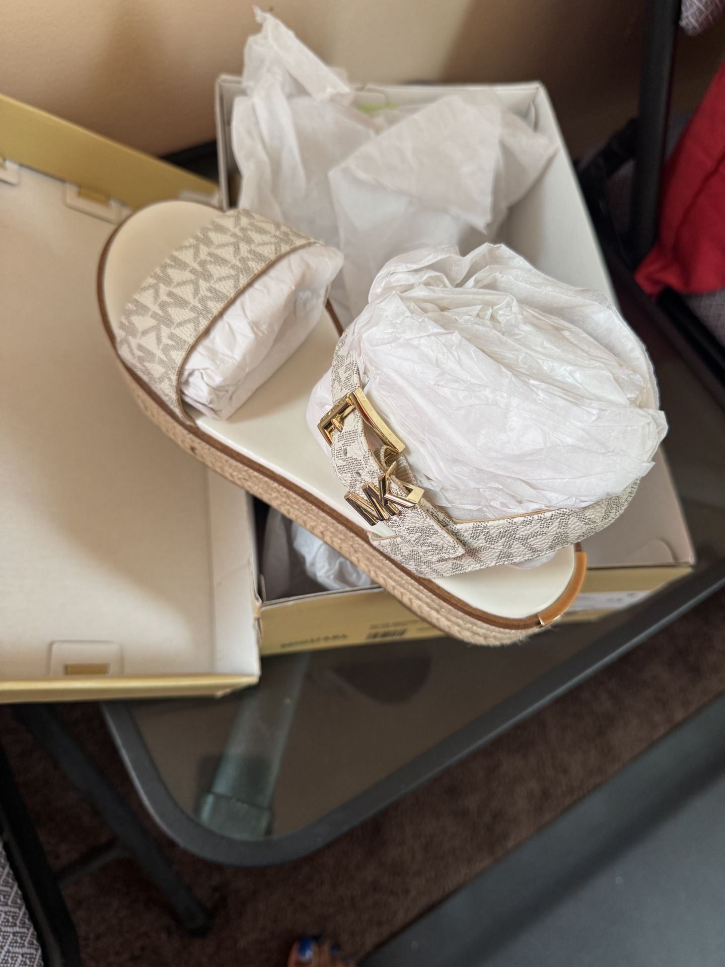 Michael Kors Vanilla Richie Espadrille Sandal