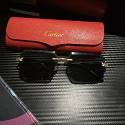 Cartier Black Sunglasses 