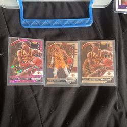 3 Card Lots Of Tyrese Halliburton All Prizm Draft Picks