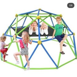 GVDV 10 FT Dome Climber Jungle Gym for Kids - Outdoor Rust-Resistant Play Equipment, Easy Assembly, Supports 1000 lbs