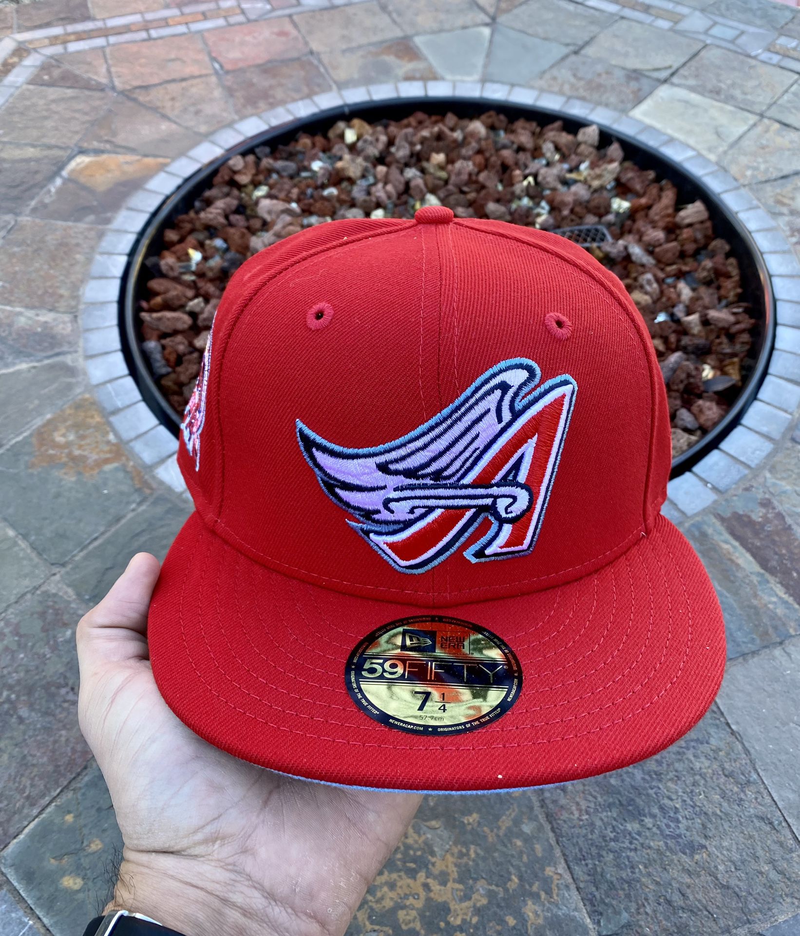 My Angels hat grail. This absolute beauty from the 50th Anniversary season.  : r/angelsbaseball