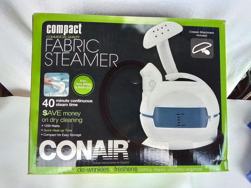 Fabric Steamer,ConAir, Commercial Quality, Used Once To Steam New Curtain. Easy Safe Contactless Outside Pick Up In North County San Diego.