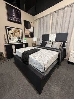 4 PC QUEEN BEDROOM SET