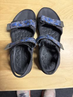 Merrell Hydro Drift Blue Camo Water Hiking Adventure Sandals Shoes Kids