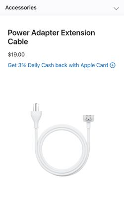 Apple Power Adapter Extension Cable