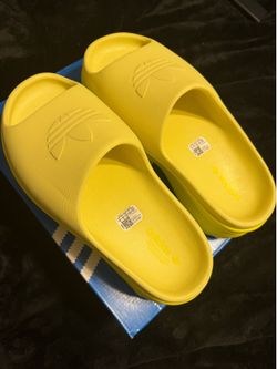 Adidas Adifom Stan Slides 💛 neon yellow platform slides