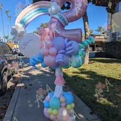 Rainbow Birthday Balloons 