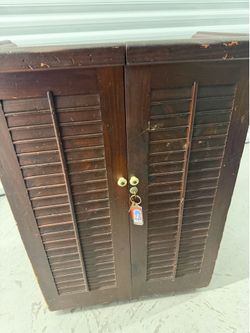 Antique  bar with key