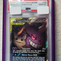 Gengar & Mimikyu GX Alt Art PSA 10