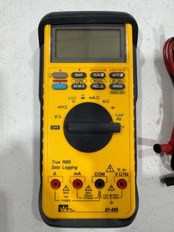 NEW Ideal 61-495 True RMS Digital Multimeter COMPLETE Kit Data Logging NOS