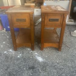Pair Of End Tables 