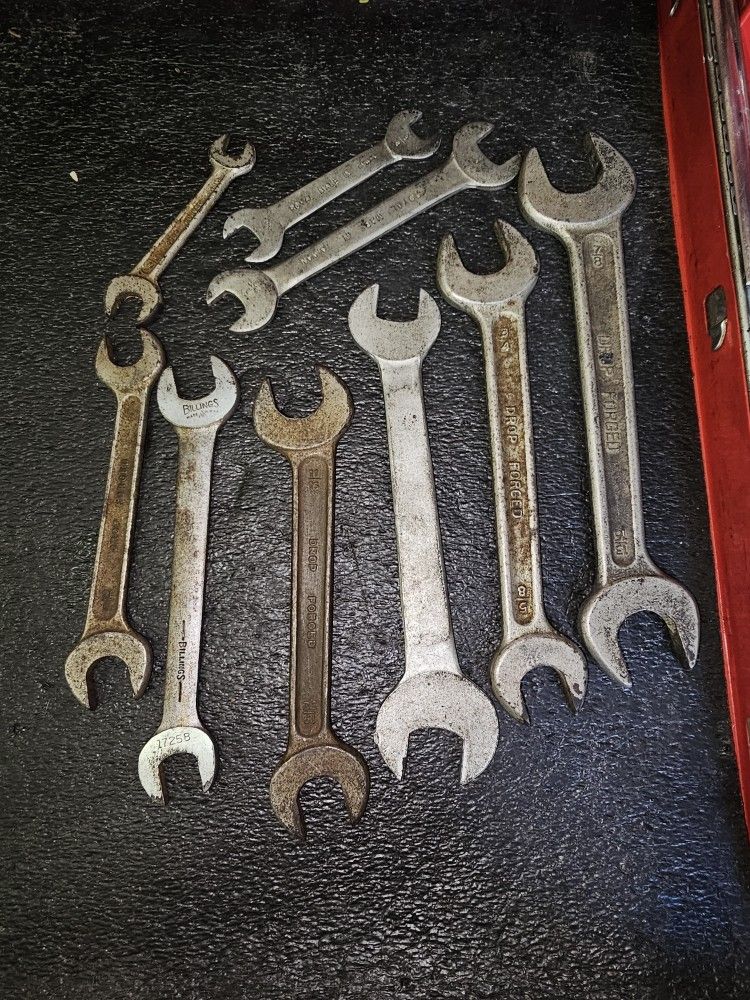 9 PC SAE Open End Wrench