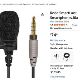 2 Lavalier Microphone. Great Deal!!