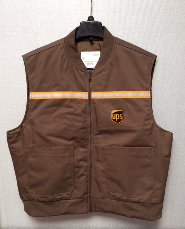 UPS United Parcel Service Uniform Vest Insulated 3M Men's XL
