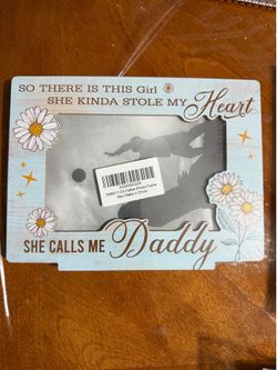 New Daddy Daughter picture frame