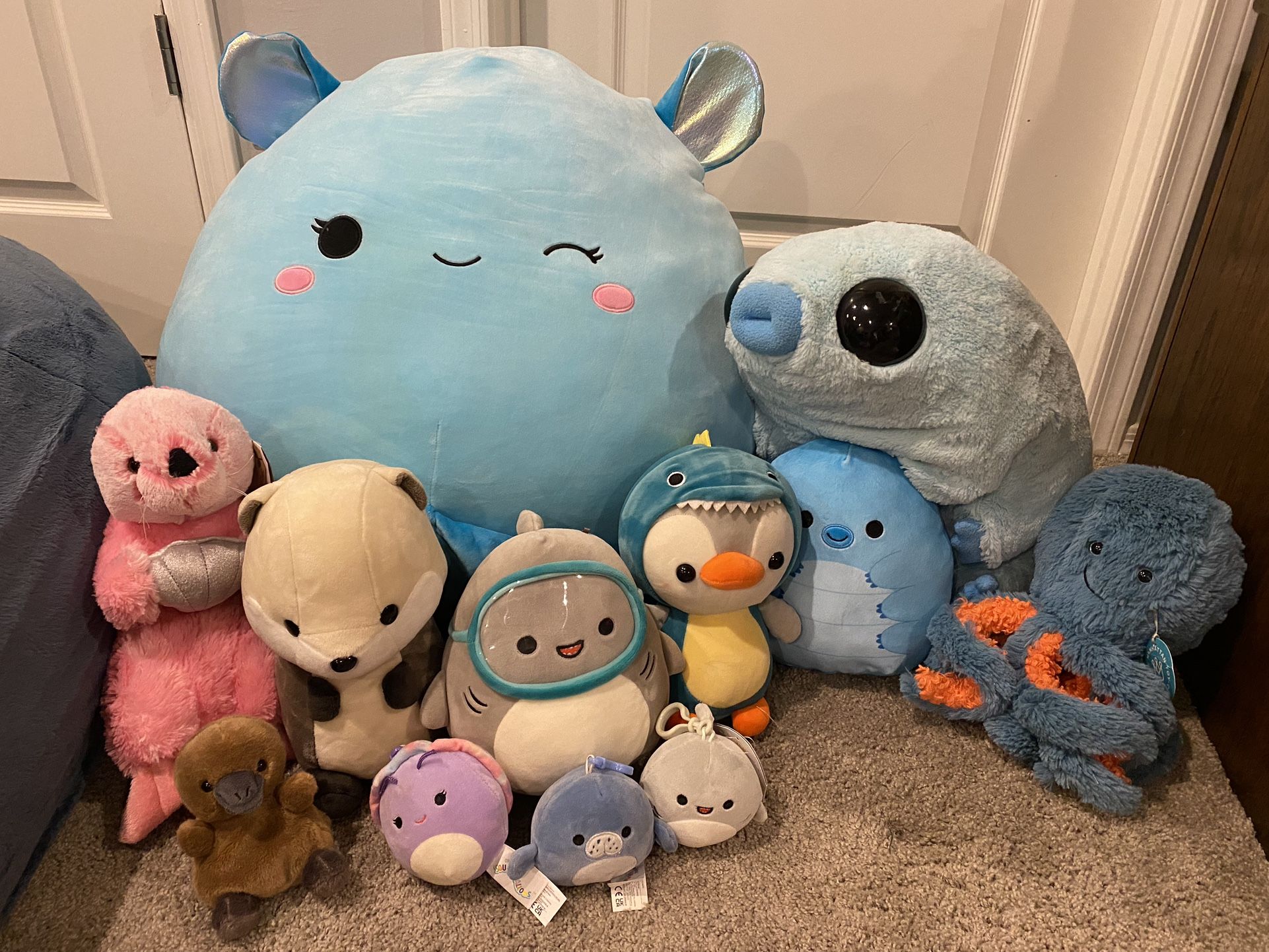 Sealife Squishmallow/Plush Bundle