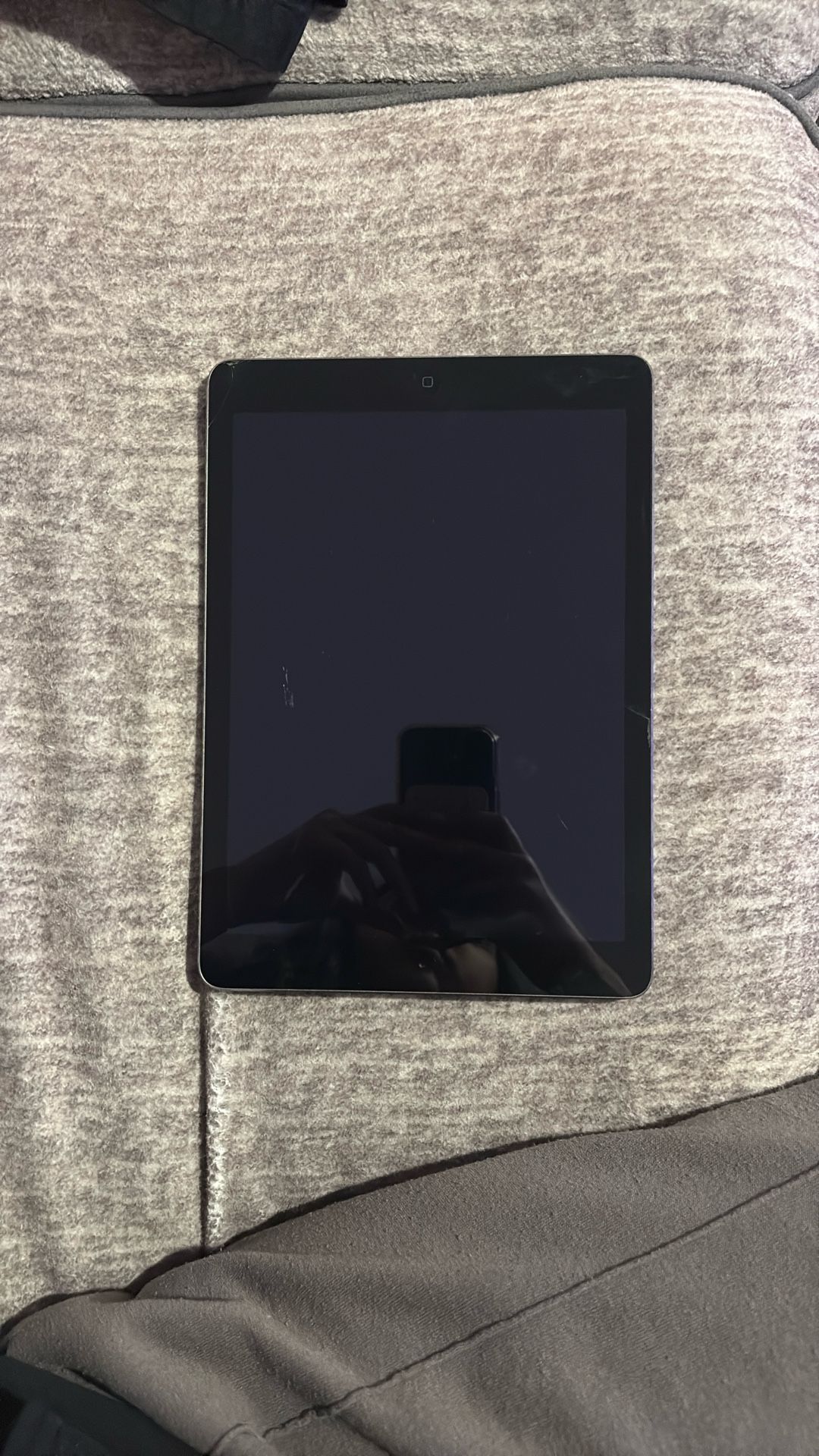 ipad air works great