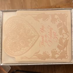 Thank you for your wedding, gift notes and a picture of the person selling them