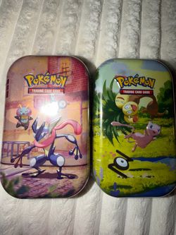 Pokémon Trading Card Game Mini Tins – Set of 2