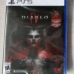 PS5 PlayStation 5 Video Game. Diablo IV. New. Never Opened. Pick Up In Lynnwood