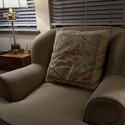 Beige Armchairs / Accent Chairs – $50 Each