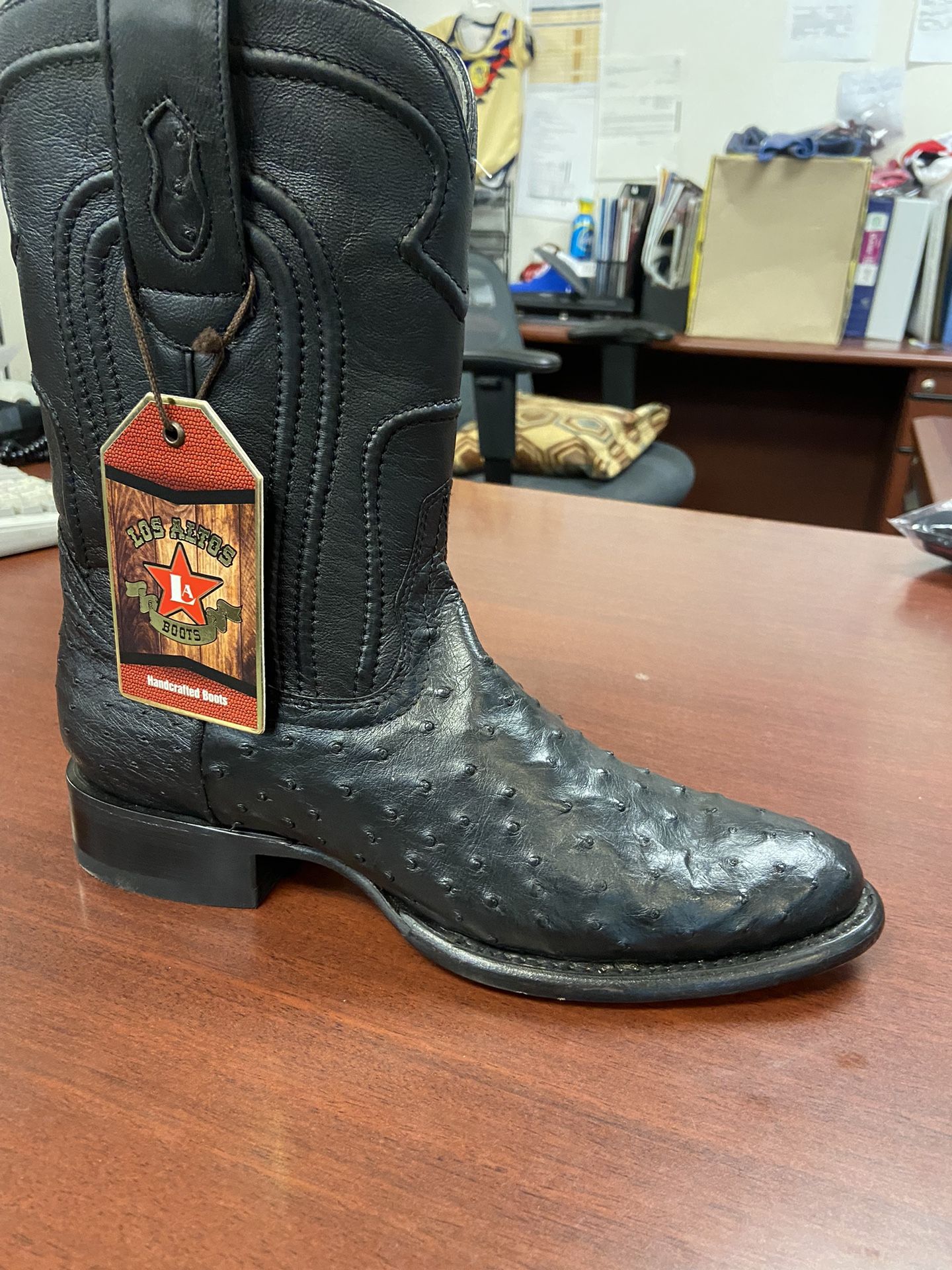 Nuevas Botas Chaqueras De Piel Original Con Cierre Para Hombre