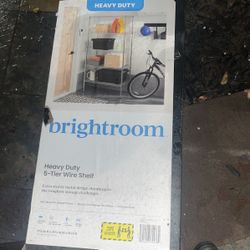 Brightroom Heavy Duty 5 Tier Wire Shelf