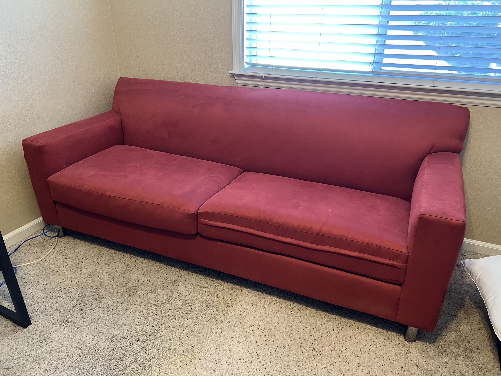  Red couches 