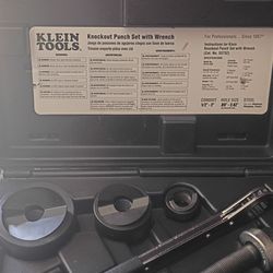 Brand new Klein tools knockout punch set $200