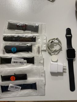 Apple Watch with Charger and Extra Bands