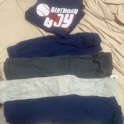 18-24 Month Bundle Of Pants Free Top As Gift 