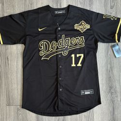 Los Angeles Dodgers Ohtani Gold/black World Series 2025 Jersey 
