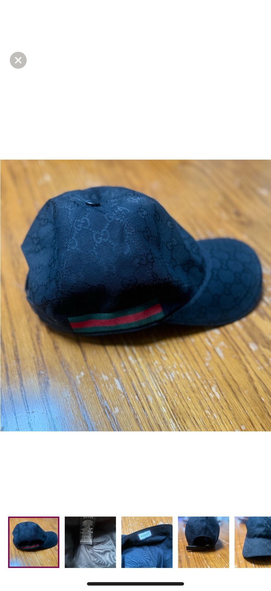 Authentic Gucci hat NEVER WORN