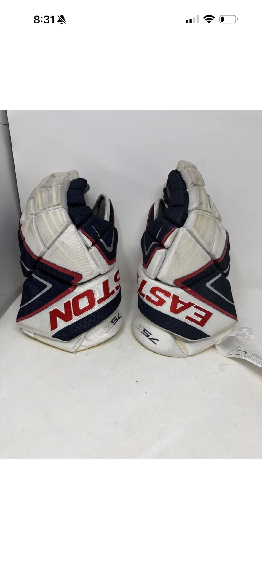 Easton Stealth 75S Hockey Gloves Senior 14” / 36cm Size Medium